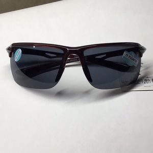 Brown frame polarized floatable sunglasses 60147
